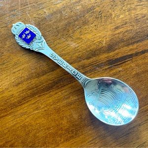 SVERIGE Sweden Souvenir Spoon